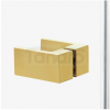 New Trendy Avexa Gold kabina prysznicowa  80x80 szkło czyste 6 mm złoto szczotkowane EXK-3011